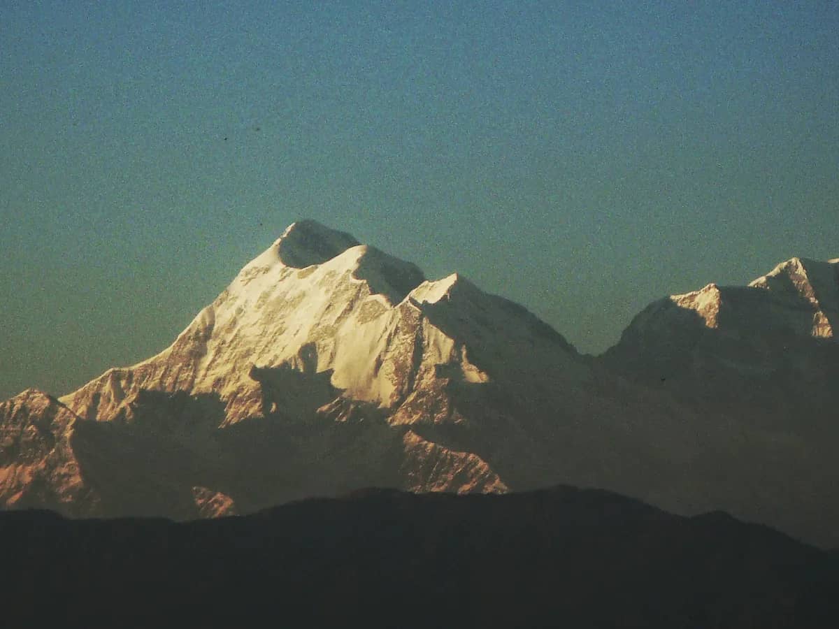 Brahmatal trek: Trishul Preak before Sunset
