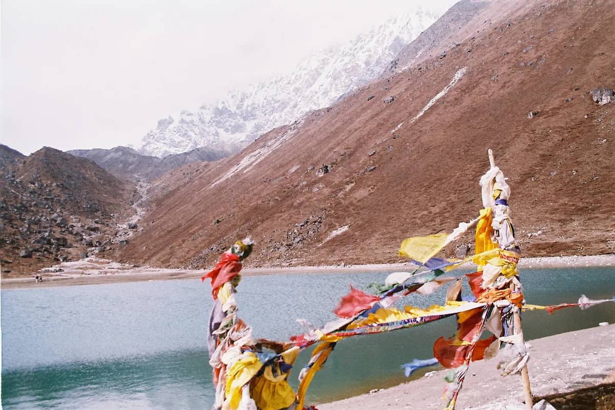 Goechala trek: Samiti lake, near Kanchenjunga