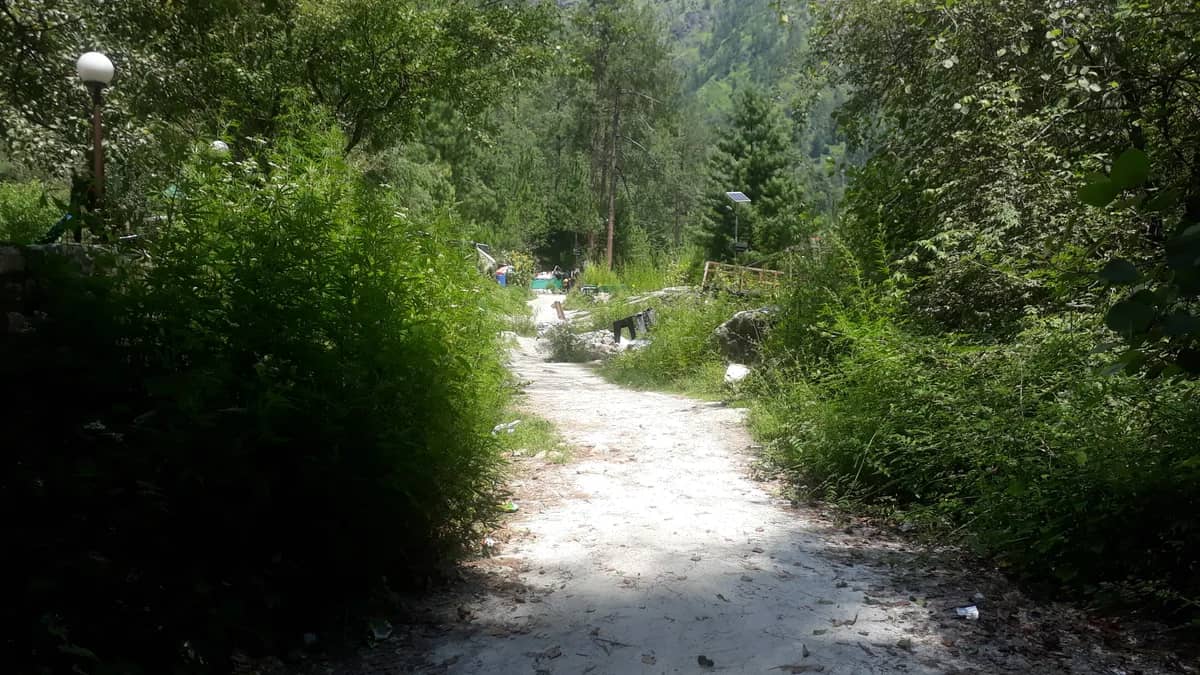 Kheerganga trek: Star Trail At Parvati Valley In Kosal Base Camp