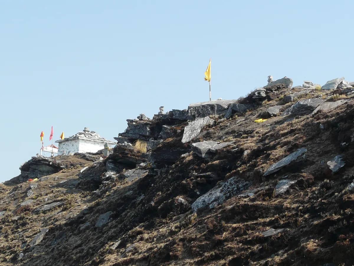 Tungnath and Chandrashila trek: Chandrashila peak